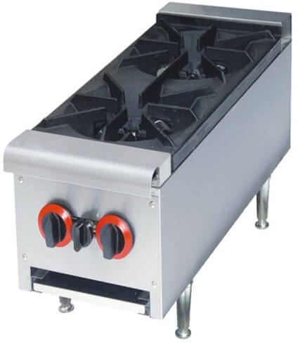 BOILING TABLE 2 BURNER COUNTER TOP - cater-care